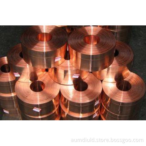 High Precision Copper Strip C1100 0.01mm - 2mm , Copper Coi